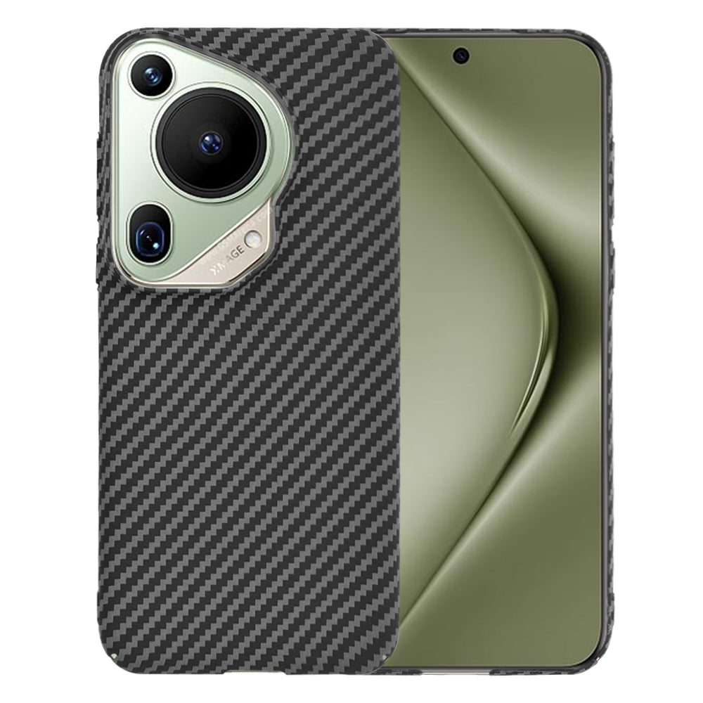 Case for Huawei Pura 70 Ultra, Techsuit, Carbonite FiberShell, Black