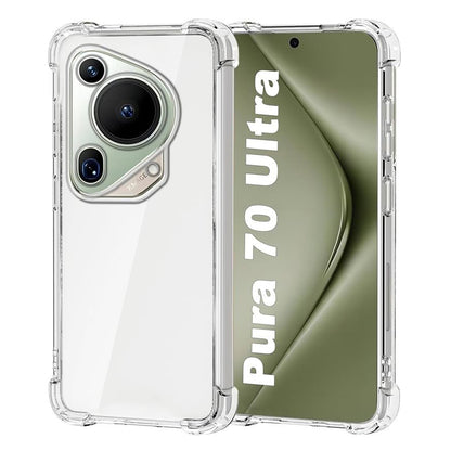 Case for Huawei Pura 70 Ultra, Techsuit, Shockproof Clear, Transparent