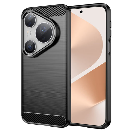 Θήκη για Huawei Pura 80 Pro / Pura 80 Ultra, Techsuit, Άνθρακας, Μαύρο