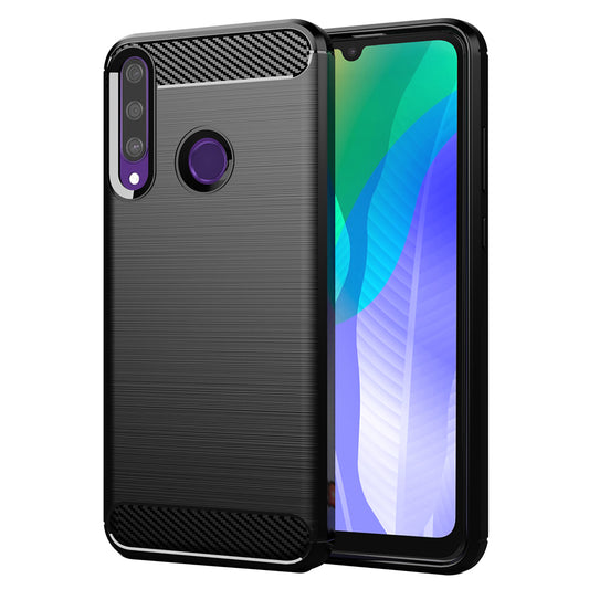 Case for Huawei Y6p, Techsuit, Carbon, Black