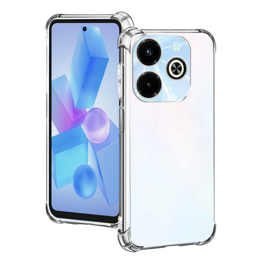 Case for Infinix Hot 40i, Techsuit, Shockproof Clear, Transparent