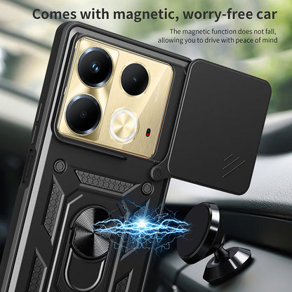 Θήκη για Infinix Note 40 4G, Techsuit, CamShield, Μαύρη