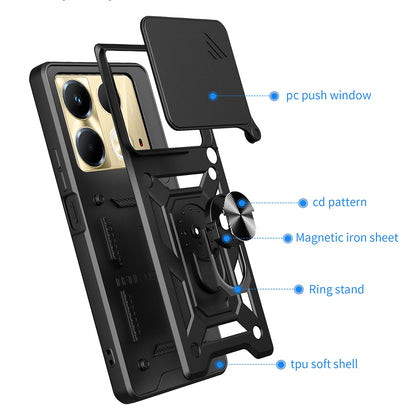 Θήκη για Infinix Note 40 4G, Techsuit, CamShield, Μαύρη