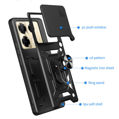 Θήκη για Infinix Note 40 Pro+, Techsuit, CamShield, Πράσινο