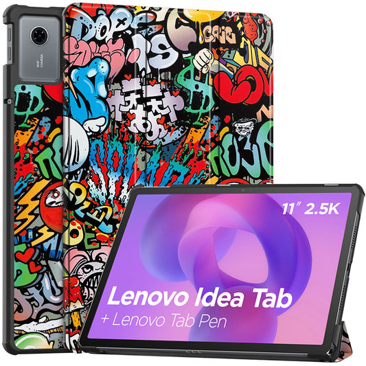 Θήκη για Lenovo Idea Tab 11, Techsuit, FoldPro Urban Vibe, Πολύχρωμη