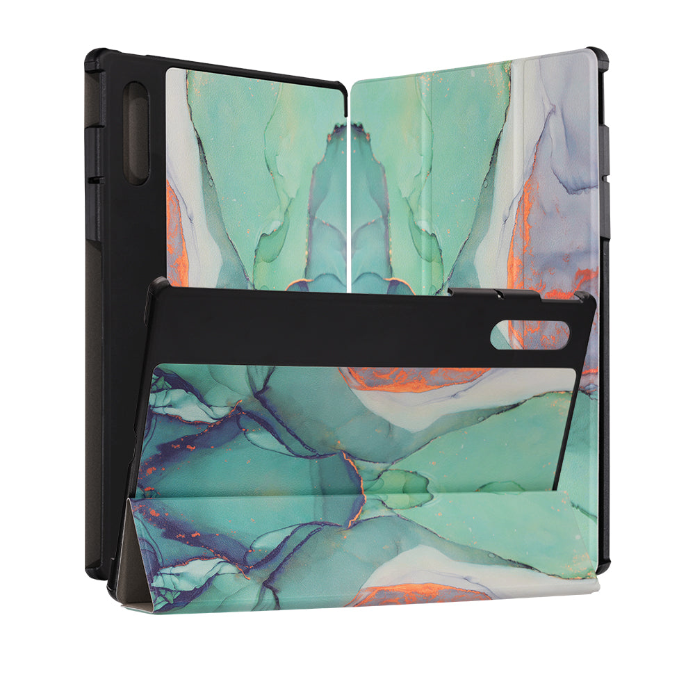 Θήκη για Lenovo Yoga Tab Plus, Techsuit, FoldPro Green Time, Πολύχρωμο