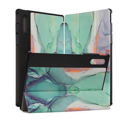 Θήκη για Lenovo Yoga Tab Plus, Techsuit, FoldPro Green Time, Πολύχρωμο