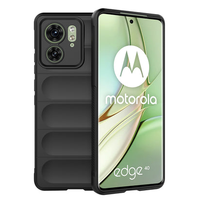 Case for Motorola Edge (2023) / Edge 40, Techsuit, Magic Shield, Black