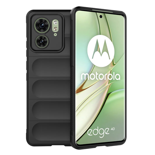 Case for Motorola Edge (2023) / Edge 40, Techsuit, Magic Shield, Black