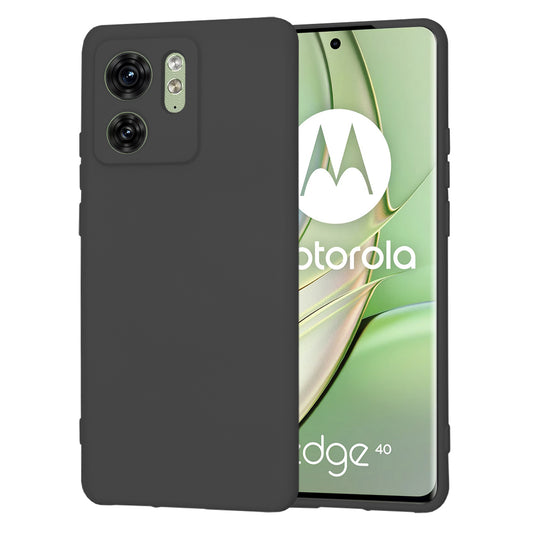 Θήκη για Motorola Edge (2023) / Edge 40, Techsuit, SoftFlex, Μαύρη