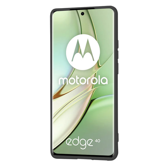 Θήκη για Motorola Edge (2023) / Edge 40, Techsuit, SoftFlex, Μαύρη