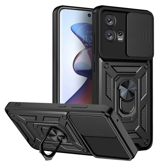 Θήκη για Motorola Edge 30 Fusion, Techsuit, CamShield, Μαύρο