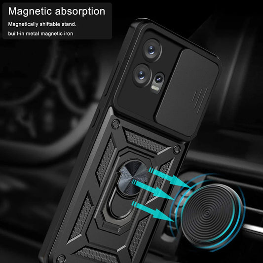Θήκη για Motorola Edge 30 Fusion, Techsuit, CamShield, Μαύρο