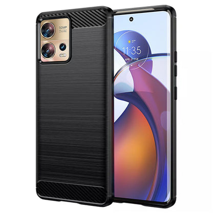 Case for Motorola Edge 30 Fusion, Techsuit, Carbon, Black