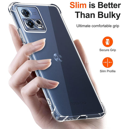 Θήκη για Motorola Edge 30 Fusion, Techsuit, Ανθεκτική σε Κρούσεις Διαφανής, Διάφανη