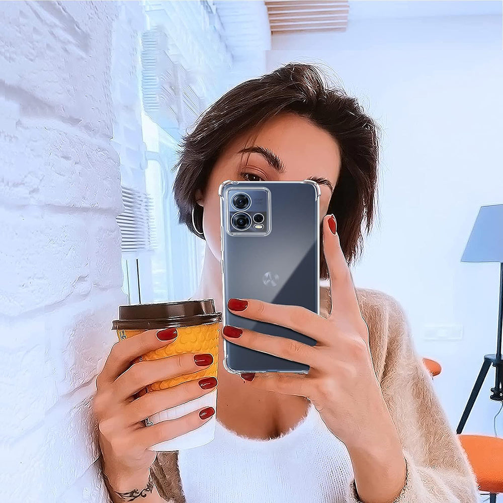 Θήκη για Motorola Edge 30 Fusion, Techsuit, Ανθεκτική σε Κρούσεις Διαφανής, Διάφανη