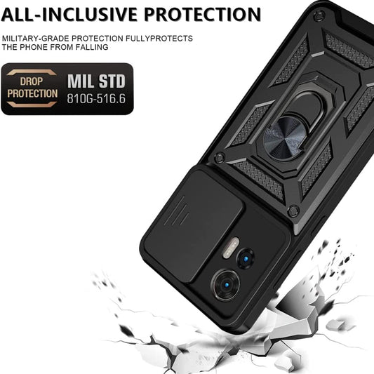 Θήκη για Motorola Edge 30 Neo, Techsuit, CamShield, Μαύρη