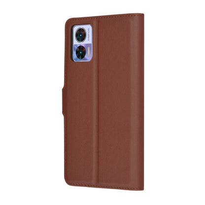 Θήκη για Motorola Edge 30 Neo, Techsuit, Leather Folio, Καφέ