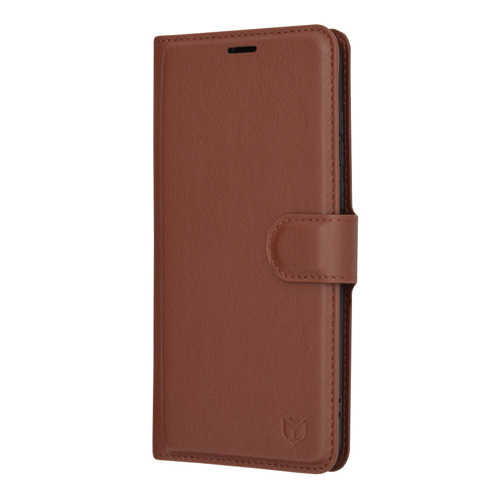 Θήκη για Motorola Edge 30 Neo, Techsuit, Leather Folio, Καφέ