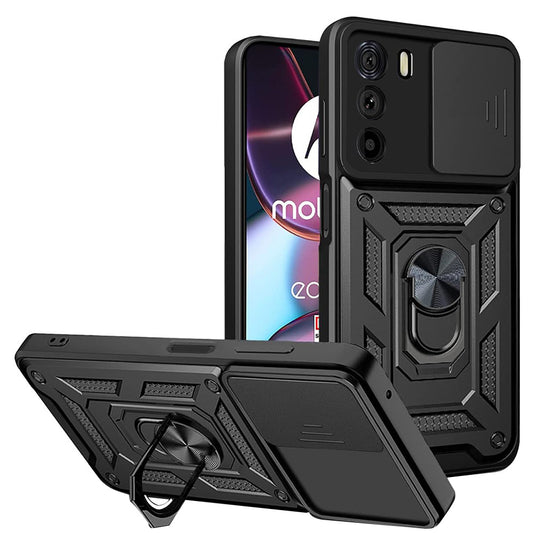 Θήκη για Motorola Edge 30, Techsuit, CamShield, Μαύρη