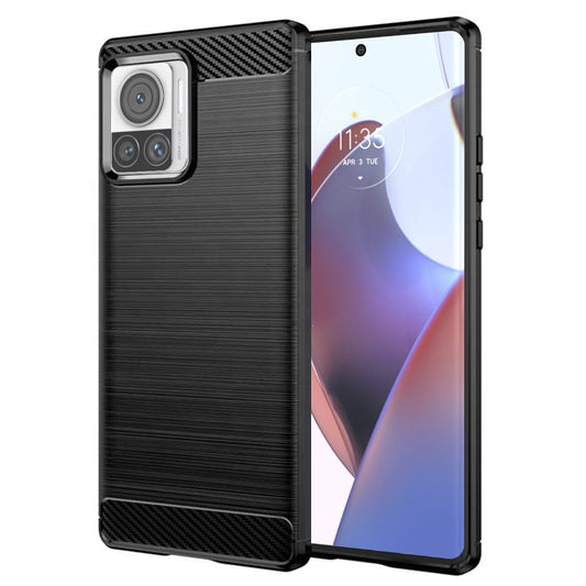 Θήκη για Motorola Edge 30 Ultra, Techsuit, Carbon, Μαύρο