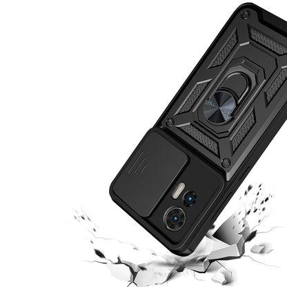 Case for Motorola Edge 50 Fusion, Techsuit, CamShield, Black