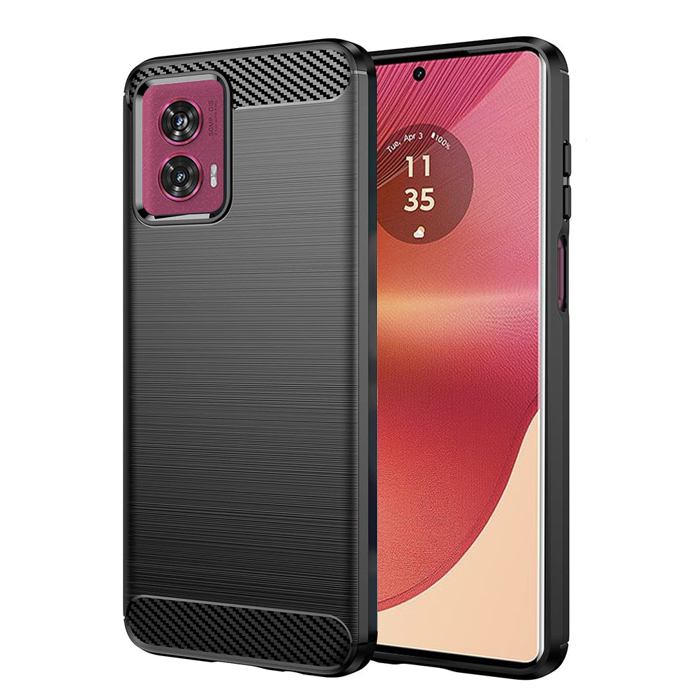 Case for Motorola Edge 50 Fusion, Techsuit, Carbon, Black