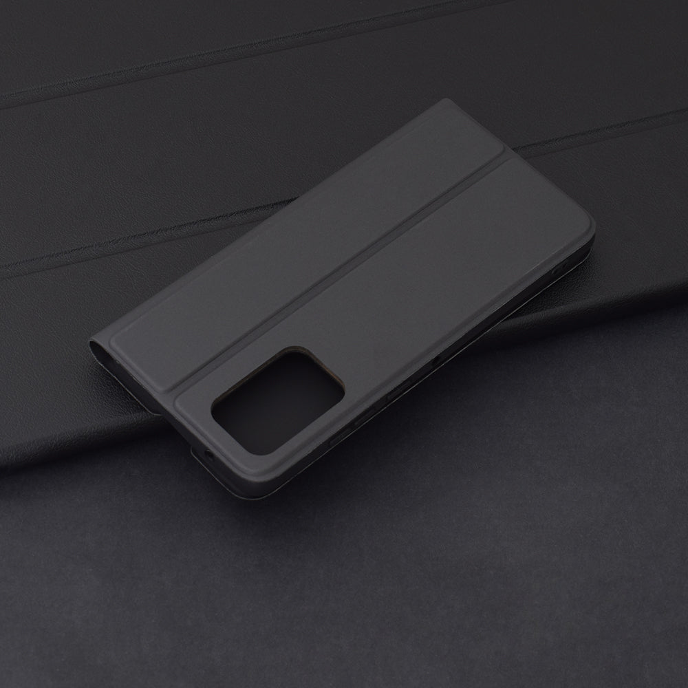 Case for Motorola Edge 50 Fusion, Techsuit, Magskin Book, Black