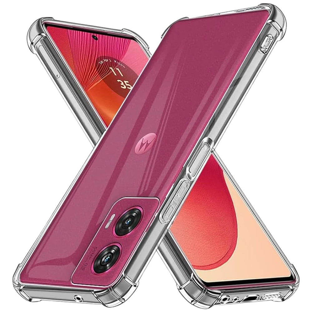Case for Motorola Edge 50 Fusion, Techsuit, Shockproof Clear, Transparent