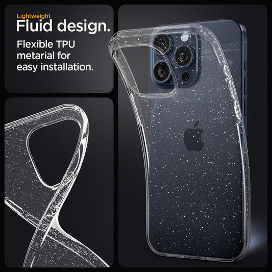 Θήκη για Motorola Edge 50 Fusion, Techsuit, SparkleSkin, Διαφανής