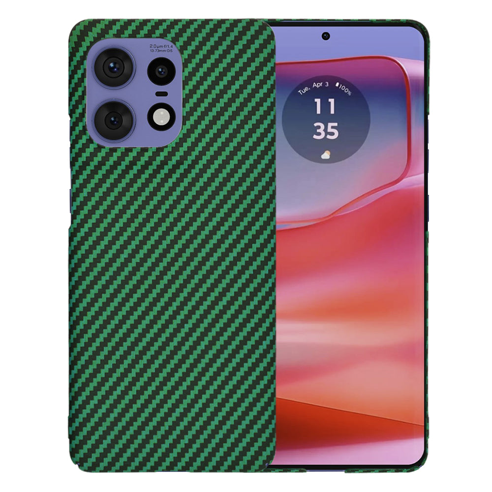 Θήκη για Motorola Edge 50 Pro, Techsuit, Carbonite FiberShell, Πράσινο