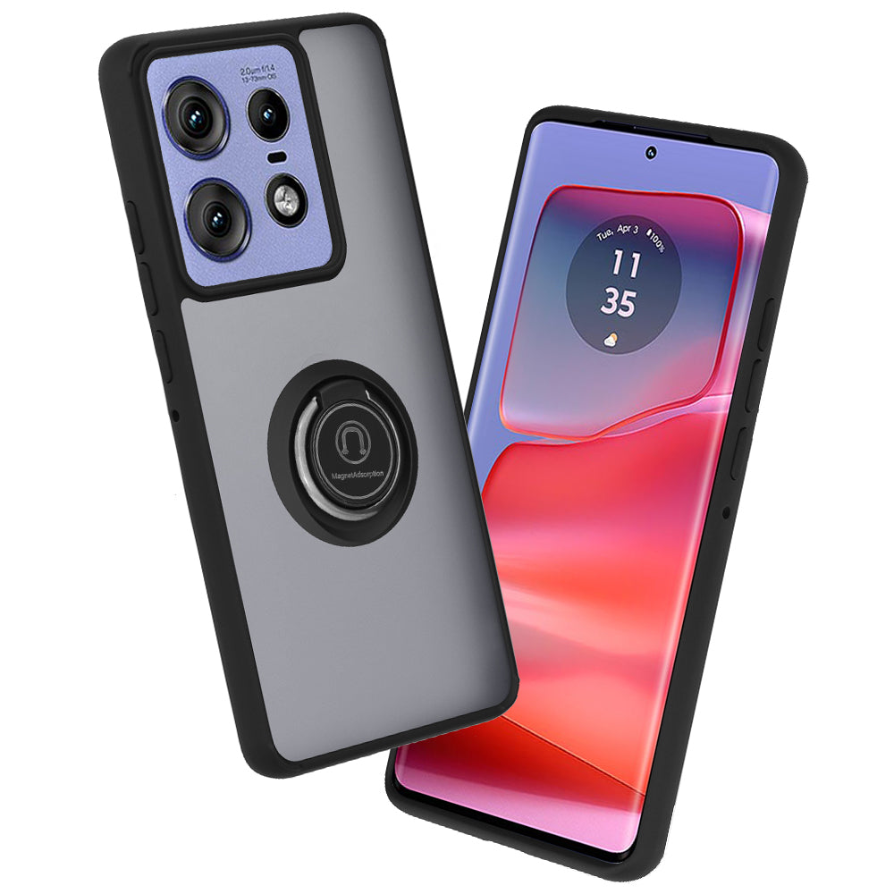Θήκη για Motorola Edge 50 Pro, Techsuit, Glinth, Μαύρο