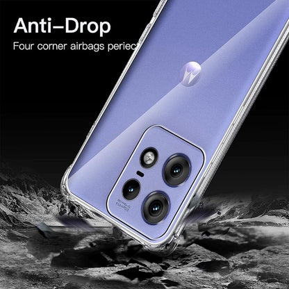 Case for Motorola Edge 50 Pro, Techsuit, Shockproof Clear, Transparent