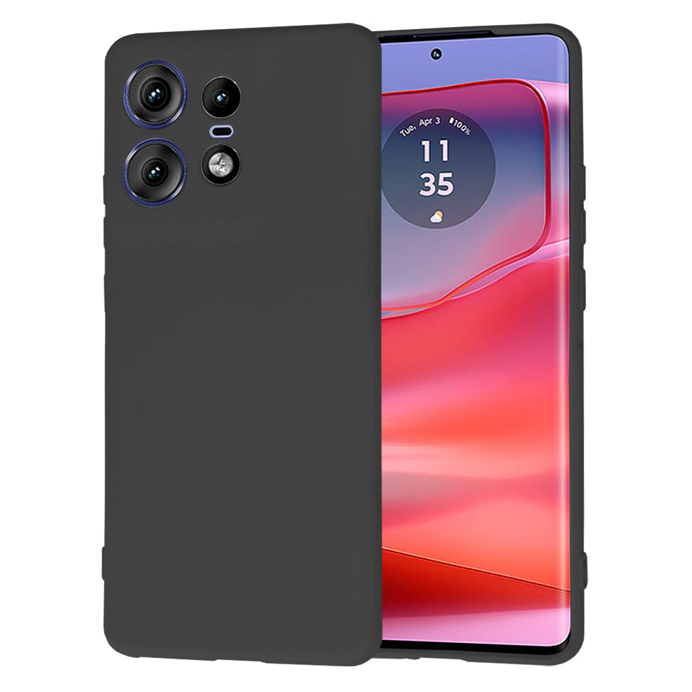 Θήκη για Motorola Edge 50 Pro, Techsuit, SoftFlex, Μαύρη