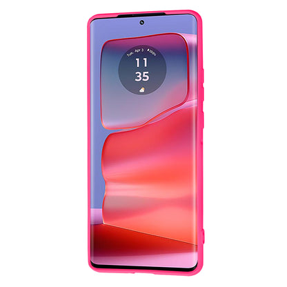 Θήκη για Motorola Edge 50 Pro, Techsuit, SoftFlex, Σκούρο Ροζ