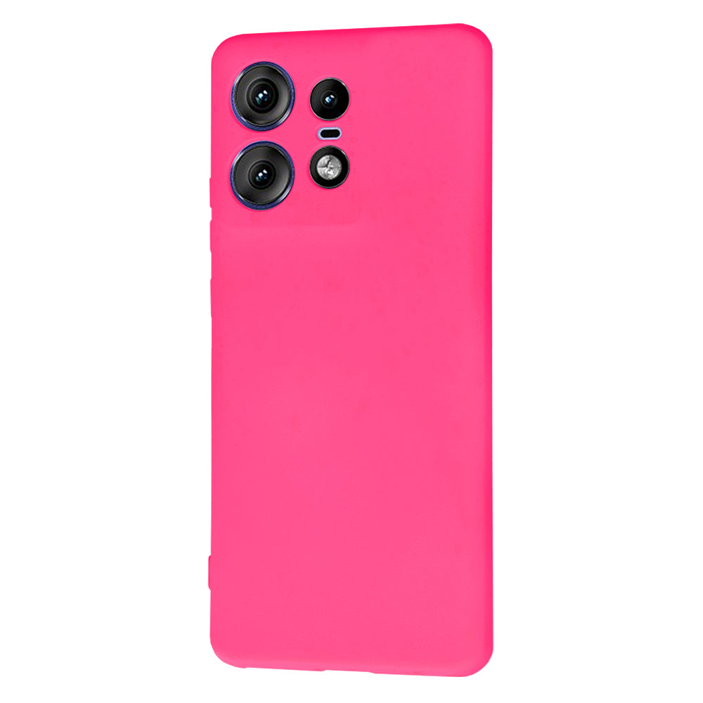 Θήκη για Motorola Edge 50 Pro, Techsuit, SoftFlex, Σκούρο Ροζ
