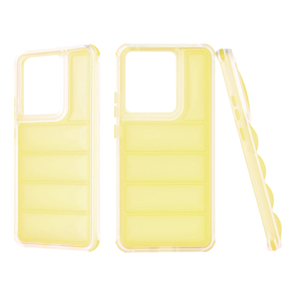 Θήκη για Motorola Edge 50 Pro, Techsuit, Wave Shield, Κίτρινη