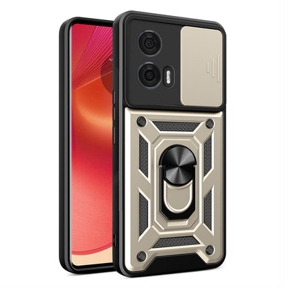 Θήκη για Motorola Edge 50, Techsuit, CamShield, Χρυσή