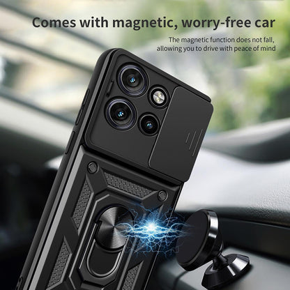 Θήκη για Motorola Edge 50, Techsuit, CamShield, Μαύρη