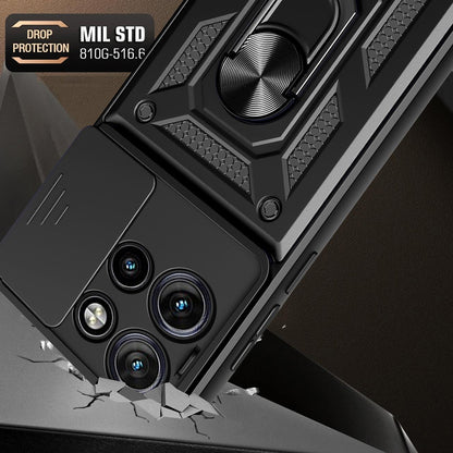 Θήκη για Motorola Edge 50, Techsuit, CamShield, Μαύρη
