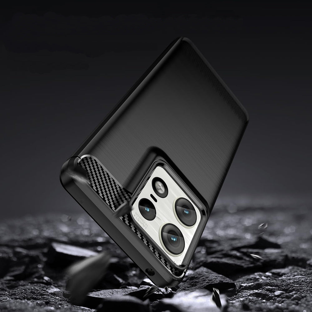 Θήκη για Motorola Edge 50 Ultra, Techsuit, Carbon, Μπλε