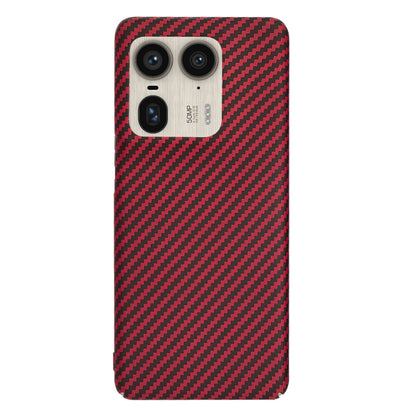 Θήκη για Motorola Edge 50 Ultra, Techsuit, Carbonite FiberShell, Κόκκινο
