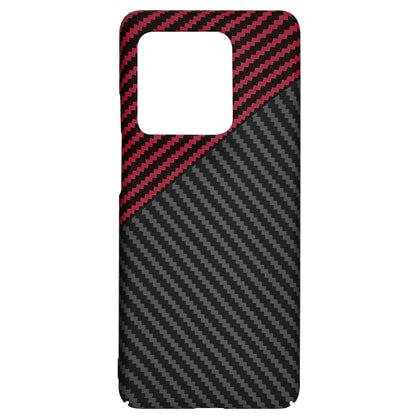 Θήκη για Motorola Edge 50 Ultra, Techsuit, Carbonite FiberShell, Μαύρο Κόκκινο