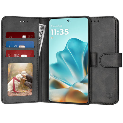 Θήκη για Motorola Edge 60 Fusion / Edge 60, Techsuit, Diary Book, Μαύρη