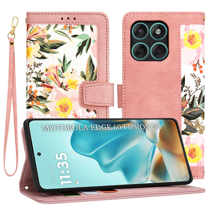 Θήκη για Motorola Edge 60 Fusion / Edge 60, Techsuit, FlipCraft, Ροζ