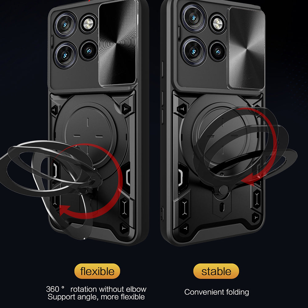 Θήκη για Motorola Edge 60 Neo / Edge 50 Neo, Techsuit, CamGuard Pro, Μαύρη