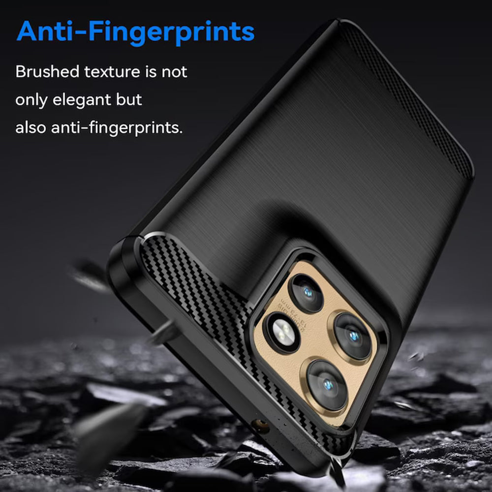 Θήκη για Motorola Edge 60 Neo / Edge 50 Neo, Techsuit, Κάρμπον, Μπλε