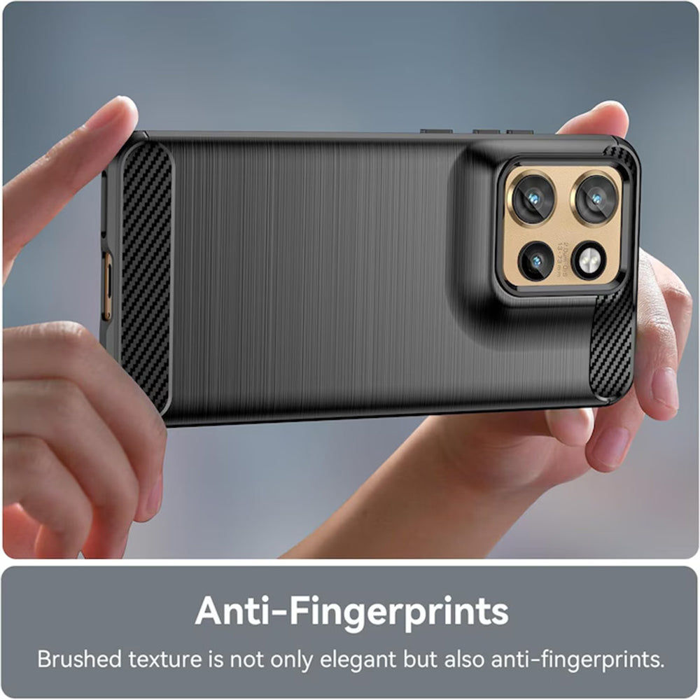 Θήκη για Motorola Edge 60 Neo / Edge 50 Neo, Techsuit, Κάρμπον, Μπλε