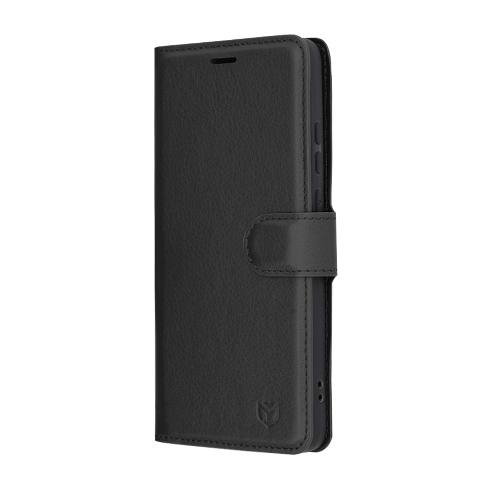 Θήκη για Motorola Edge 60 Neo / Edge 50 Neo, Techsuit, Leather Folio, Μαύρη