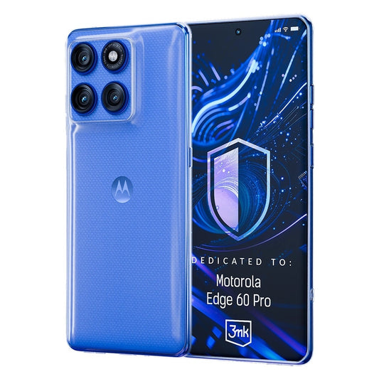 Θήκη για Motorola Edge 60 Pro, 3MK, Διαφανής, Διάφανη